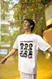 Squid Game 9 Karakter Baskılı Tişört, Erkek-Kadın Squid Game Dizi Temalı T-Shirt