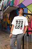 Squid Game 9 Karakter Baskılı Tişört, Erkek-Kadın Squid Game Dizi Temalı T-Shirt