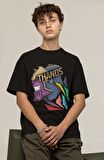 Marvel Thanos Baskılı Tişört, Erkek-Kadın Marvel Film Temalı T-Shirt