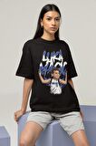 Unisex Luka Doncic Baskılı T-shirt, Erkek-Kadın Basketbol Temalı Tişört