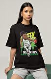 Unisex Gannis Antetokounmpo Baskılı T-shirt, Erkek-Kadın Basketbol Temalı Tişört