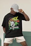 Unisex Gannis Antetokounmpo Baskılı T-shirt, Erkek-Kadın Basketbol Temalı Tişört