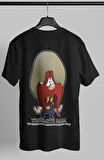 Üzgün Küfürbaz Haydo Sırt Baskılı Tişört, Erkek-Kadın Çizgi Film Karakteri Baskılı T-shirt