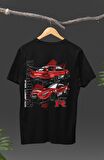 Unisex Nissan GTR Liberty Walk Sırt Baskılı T-shirt, Racing Araba Yarış Temalı Baskılı Tişört