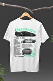 Unisex Lamborghini Aventador Sırt Baskılı T-shirt, Racing Araba Yarış Temalı Baskılı Tişört