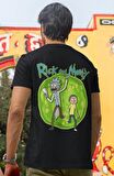 Morty Yazılı Sırt Baskılı Erkek-Kadın Tişört