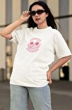 Oversize One Piece Doflamingo Sırt Baskılı T-shirt, Unisex Anime Baskılı Tişört