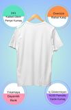 Oversize One Piece Luffy Nika Gear Five Ex2 Sırt Baskılı T-shirt, Unisex Anime Baskılı Tişört
