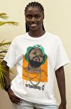 Unisex Schoolboy Q Baskılı T-shirt, Oversize Schoolboy Rap Temalı Tişört