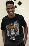 Unisex Minyatür Ice Cube Baskılı T-shirt, Oversize Rapçiler Serisi Tişört