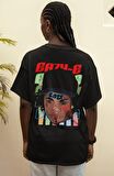 Oversize Eazy-E Sırt Baskılı T-shirt, Unisex Rapper Baskılı Tişört