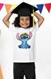 Stitch Baskılı Erkek Çocuk Tişört, Stitch Baskılı Erkek Bebek T-Shirt