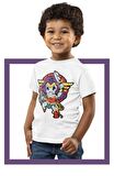 Baby Wonder Woman Baskılı Çocuk Tişört, Unisex Marvel Baskılı Bebek T-Shirt