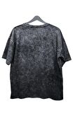 Unisex Berserk Green Baskılı Yıkamalı Tişört, Oversize Anime Baskılı Vintage T-Shirt