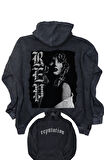 Unisex Reputation Sırt Baskılı Kapüşonlu Yıkamalı Sweatshirt, Oversize Taylor Swift Retro Hoodie
