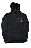 Unisex Oracle Redbull Racing Team Sırt Baskılı Kapüşonlu Yıkamalı Sweatshirt, Oversize F1 Hoodie
