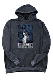 Unisex Taylor Swift Eras Tour Sırt Baskılı Kapüşonlu Yıkamalı Sweatshirt, Oversize Vintage Hoodie