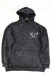 Unisex Sza Sırt Baskılı Kapüşonlu Yıkamalı Sweatshirt, Oversize Sos Sza Yazılı Vintage Hoodie