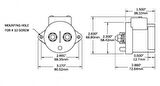 Blue Sea Systems L Serisi solenoid switch. 12/24V