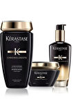 Kerastase Canlandırıcı Şampuan 250 ml + Maske 200 ml + Parfümlü Saç Bakım Yağı 120 ml