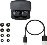 Audio-Technica ATH-CKS50TW Kablosuz Kulak İçi Kulaklık, Siyah