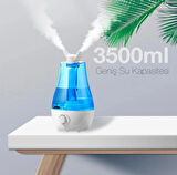 EZERE QTUM9 Çift Sprey Ultrasonik Hava Nemlendirici 3.5L
