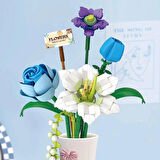 Nessiworld LZ4602 LOZ Çiçek Blok Seti 488 Parça -Vagon life