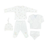 Nessiworld Andywawa AC25560 Newborn Set Tinny Ships 5'Li Hastane Çıkışı Ekru