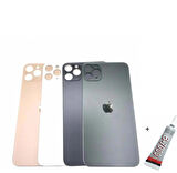 iPhone 13 PRO  Arka Batarya Pil Kapağı GRİ (B7000 15 ML Yapıştırıcı)