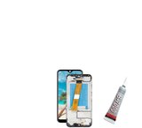 SAMSUNG Galaxy M01,M105 Uyumlu ORG  Ekran Dokunmatik Çıtalı (SİYAH) B7000 YAPIŞTIRICI