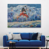 Serbest Stil Kayan Kayakçı Duvar Tablosu-3482