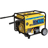 Aksa AAP 5500E Portatif Marşlı Benzinli Tekerlekli Jeneratör 5.5kW
