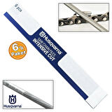 Husqvarna 6 Adet Motorlu Testere Zincir Bileme Eğesi 7/32 5.5mm Kalın Eğe