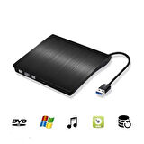 Monozone  Usb 3.0 Harici Dvdrw Slim External Cd Dvd Yazıcı Okuyucu Ultra İnce Writer
