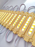 Cob Ledli Su Geçirmez Mercekli Sarı Neon Parmak Led 5 Adet