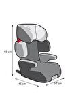 Renolux Renofix Softness Isofixli 15 - 36 kg Oto Koltuğu Siyah