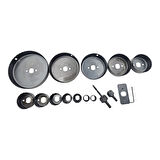 Fixonic B.H.D BHD00265 Buat (Panç) Açma Seti 16 Parça (19-22-29-32-38-44-51-64-76-89-102-127mm)  