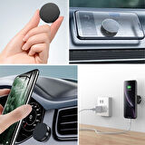 İpek Yıldızı® Tüm Modellerle Uyumlu Manyetik Araç İçi Telefon Tutucu Çok Amaçlı Güçlü Mıknatıs Tutucu