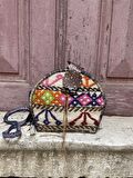 Bohem Kilim Tasarım Omuz Çantası, Omuz Çantası, El Dokuma Çanta, Etnik Çanta