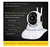 Yapay Zekalı Hareket Takip Sensörlü Sesli Canlı İzlenebilen Bebek ,Bakıcı,Ev,Ofis Güvenlik Kamerası