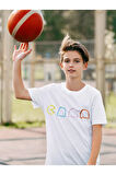 Sade Pacman Baskılı Unisex Oyun Çocuk Tişört (1-12 Yaş)