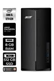 ACER ASPİRE i5 12400 8GB RAM 512GB SSD RX550/4GB W11PRO DT.BHUEM.005 MASAÜSTÜ PC & PER4 BELLEK