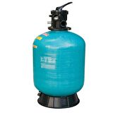 Gemaş TURBIDRON-BL Bobin Sargılı Kum Filtresi 830 mm 27 m3/h 2 üstten Ç.Y.Vanalı