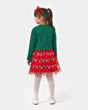 Kız Çocuk Tütülü Yılbaşı Elbisesi Taç Hediyeli