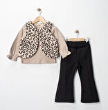 Via Kız Çocuk 3'lü Yeleklı Takım  VIA-9738