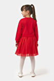 Kız Çocuk Merry Simli Kız Yılbaşı Elbisesi NBK-24905