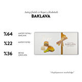 Juva Beyaz Çikolata Kaplı Antep Fıstıklı Baklava, 230G