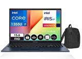 Asus Vivobook 15 İntel Core I7-1355U 40GB 2TB SSD 15.6" Dos FHD Dizüstü Bilgisayar X1504VA-NJ41016+WebleGelsinÇanfa