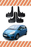 Citroen C4 2004-2011 Racing yazılı 4’lü tozluk çamurluk paçalık sağlam koruma