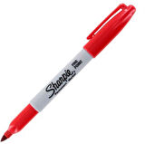 Sharpie Fine Permanent Markör Kalem Kırmızı - 2 adet